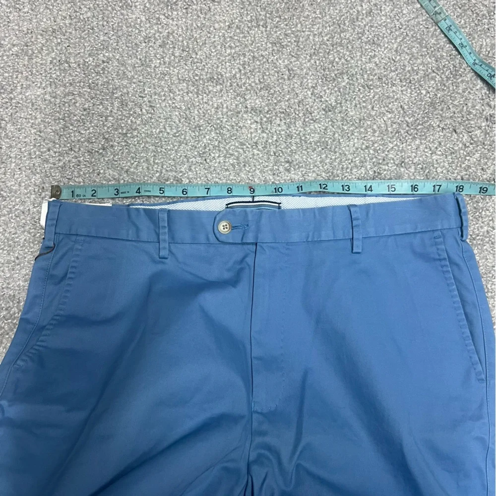 Peter Millar Pants Mens 35x29 Blue Chino Raleigh Washed Twill Pima Cotton NEW - Picture 5 of 11